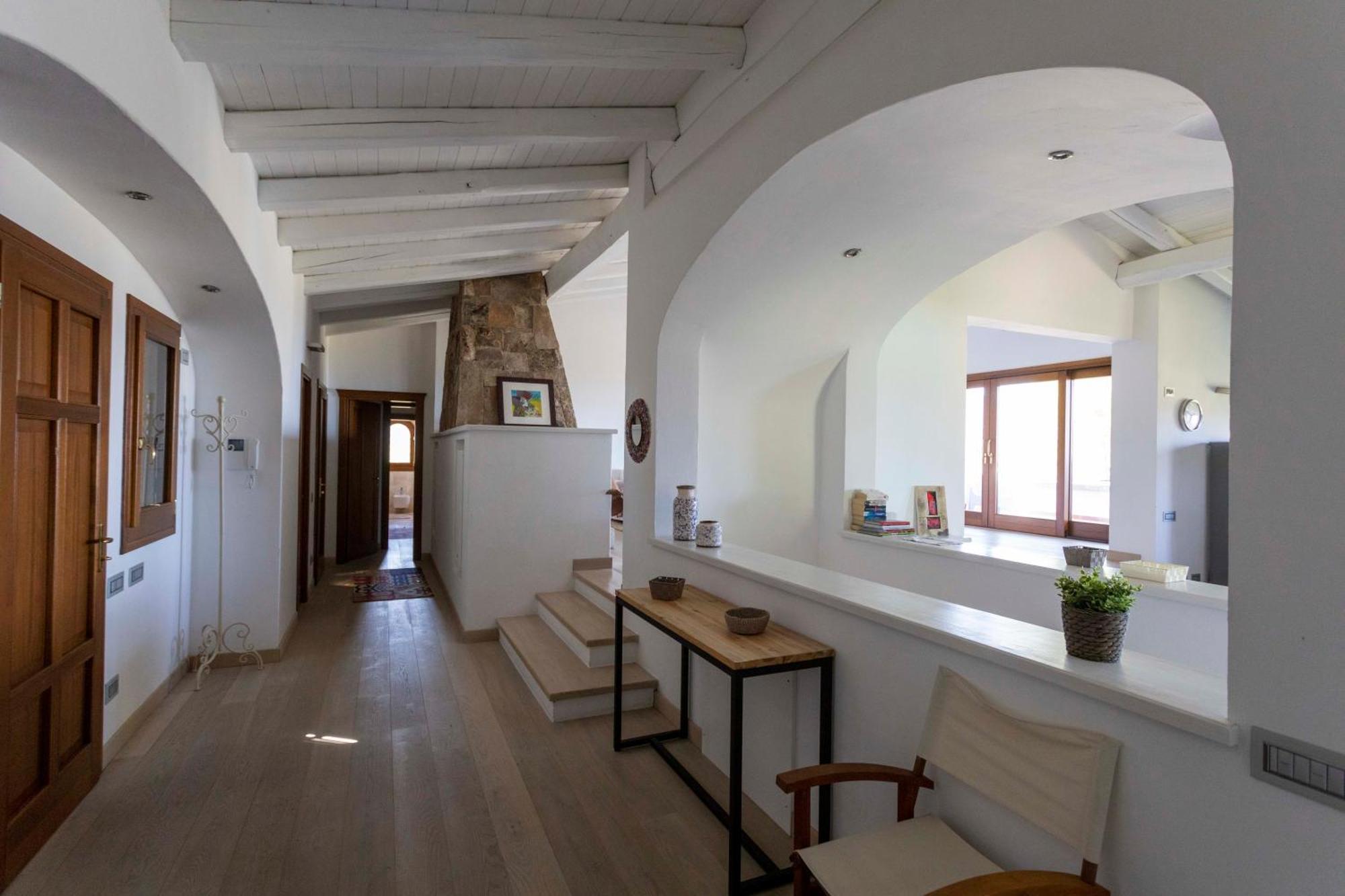 Villa Alba Esclusiva Villa Con Piscina A Sfioro E Vista Mozzafiato Sul Mare Cugnana Exterior foto