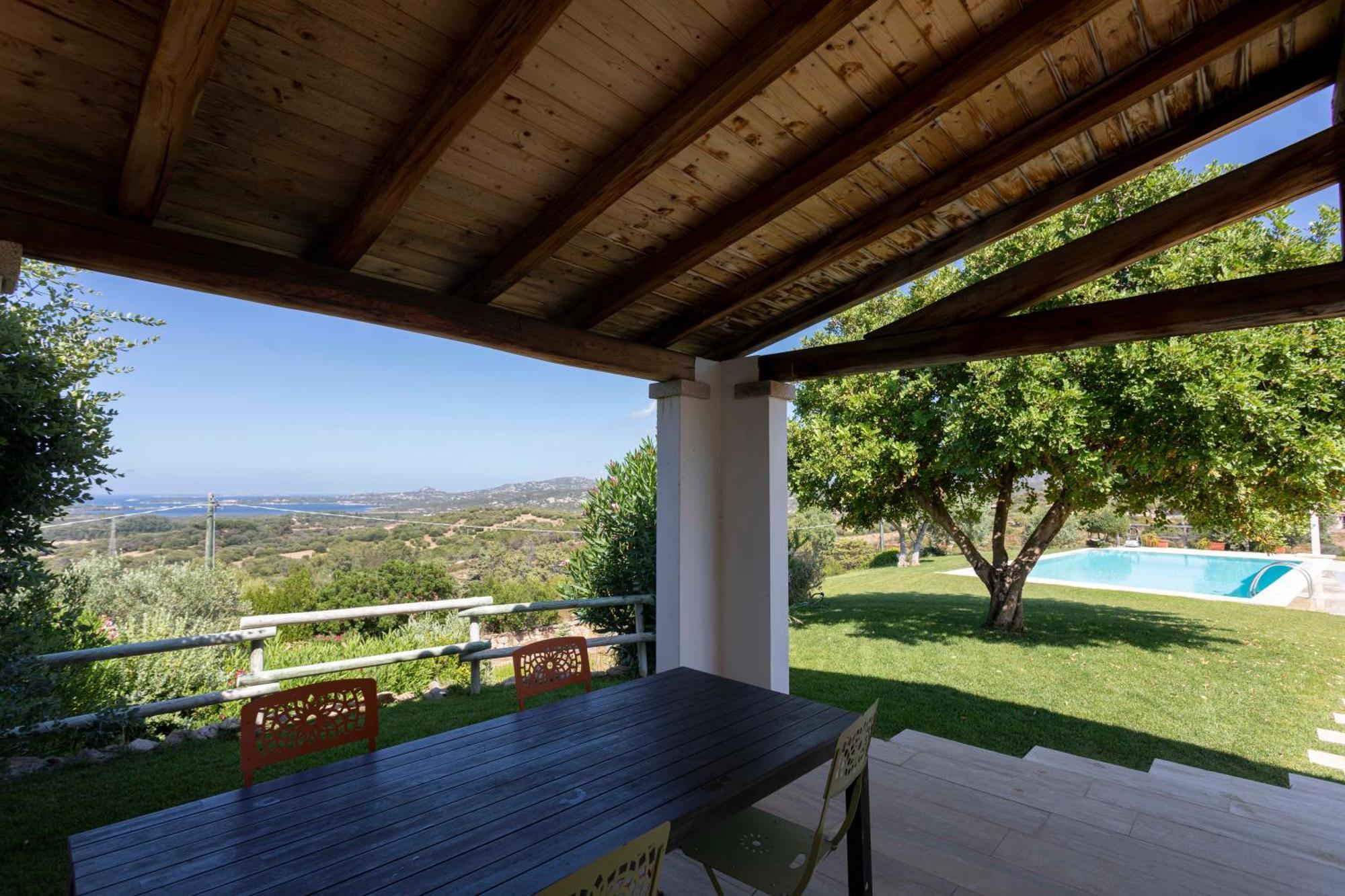 Villa Alba Esclusiva Villa Con Piscina A Sfioro E Vista Mozzafiato Sul Mare Cugnana Exterior foto